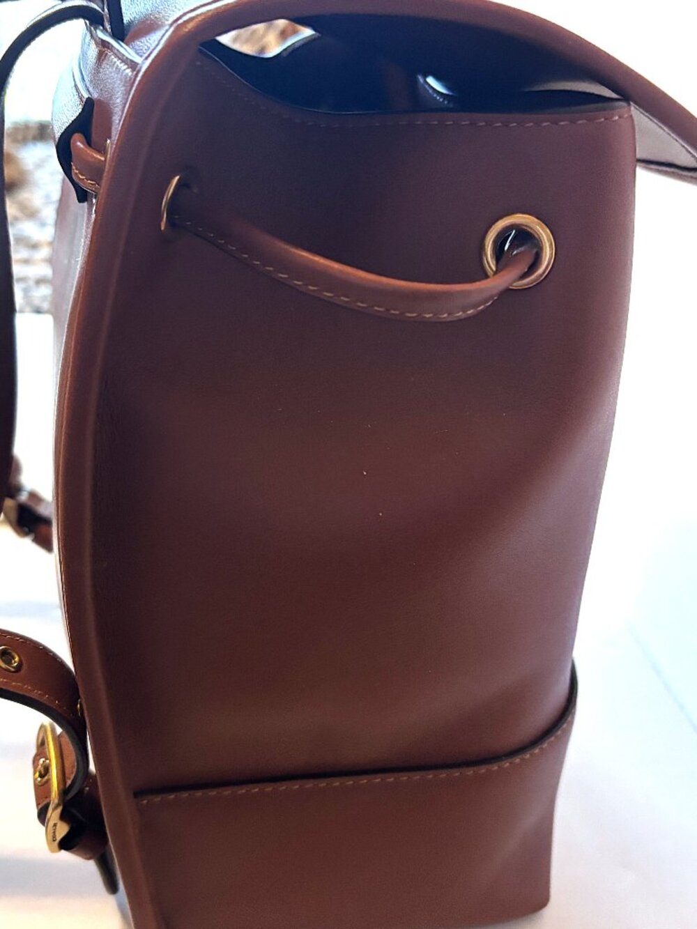 Coach Turn-lock Backpack - Picture 5 of 8